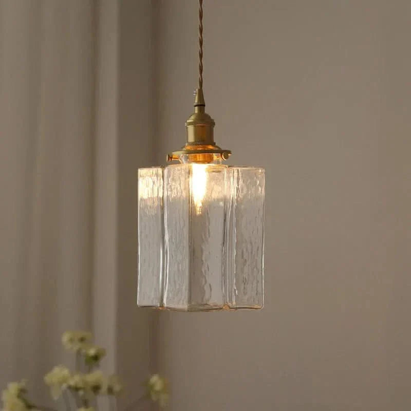 Lampada a Sospensione in Vetro Moderno Fatima – Stile Retro