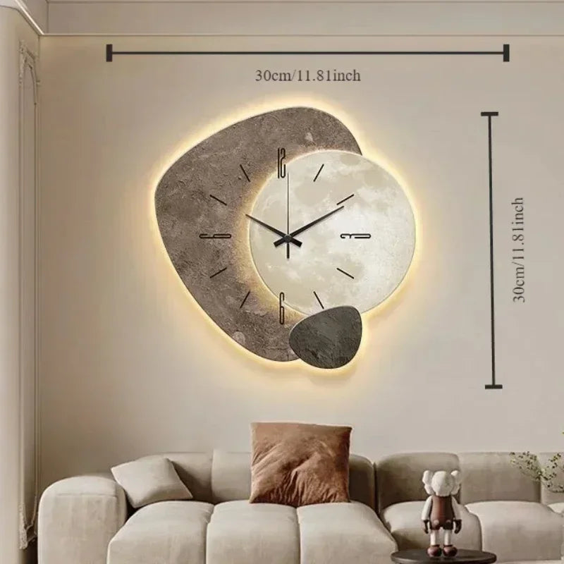 CreamWind Klok – Orologio da Parete Moderno e Stiloso con LED