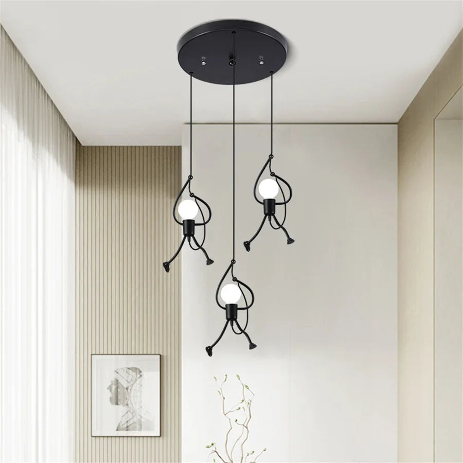 FunkyLight | Retro Iron Man - Lampade da soffitto