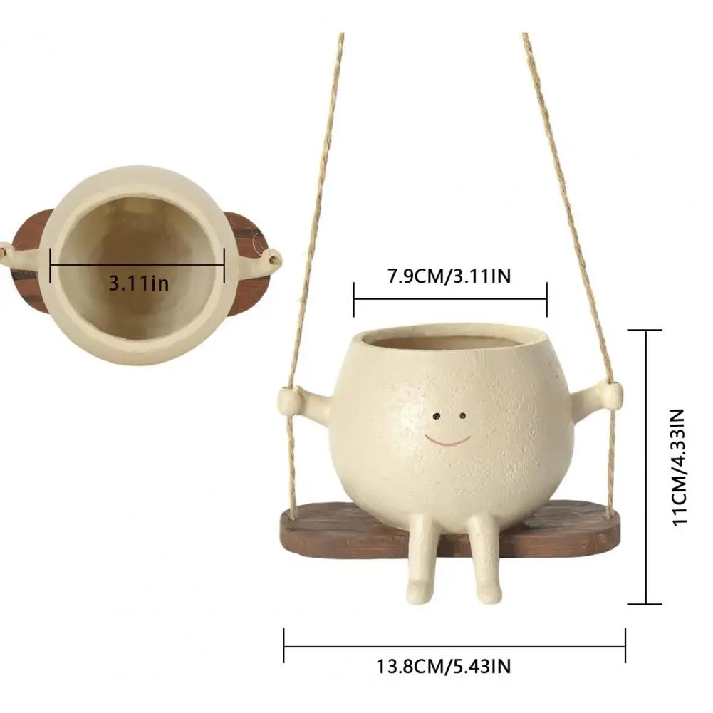 Vaso da Fiori Faccia Sorridente Swing