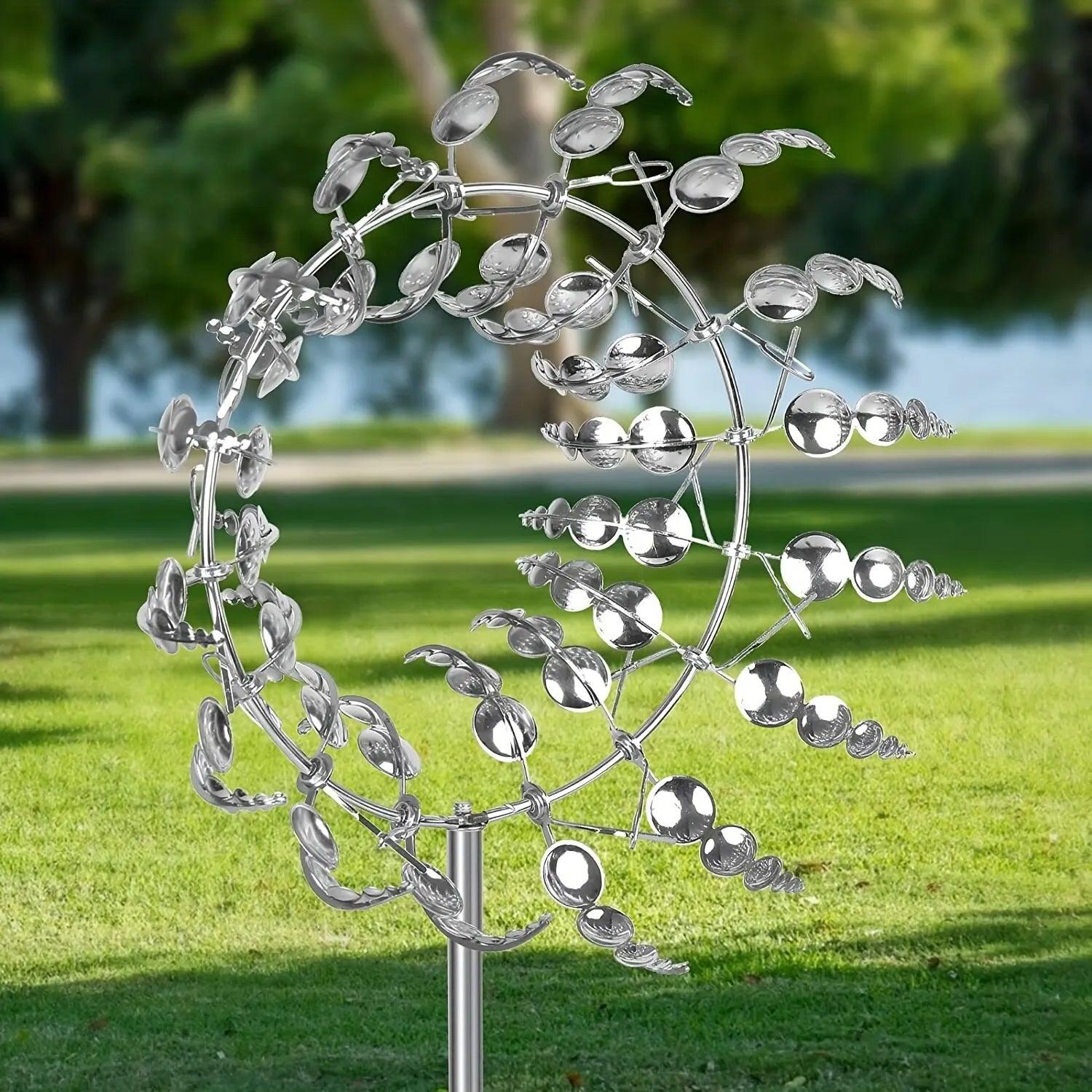 Mulino a Vento Spinner | Unico decorazione da giardino in metallo a energia eolica