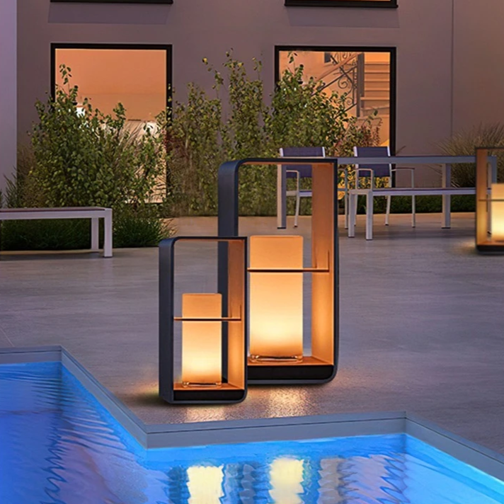Lampada da Terrazza Solare con Illuminazione LED Calda