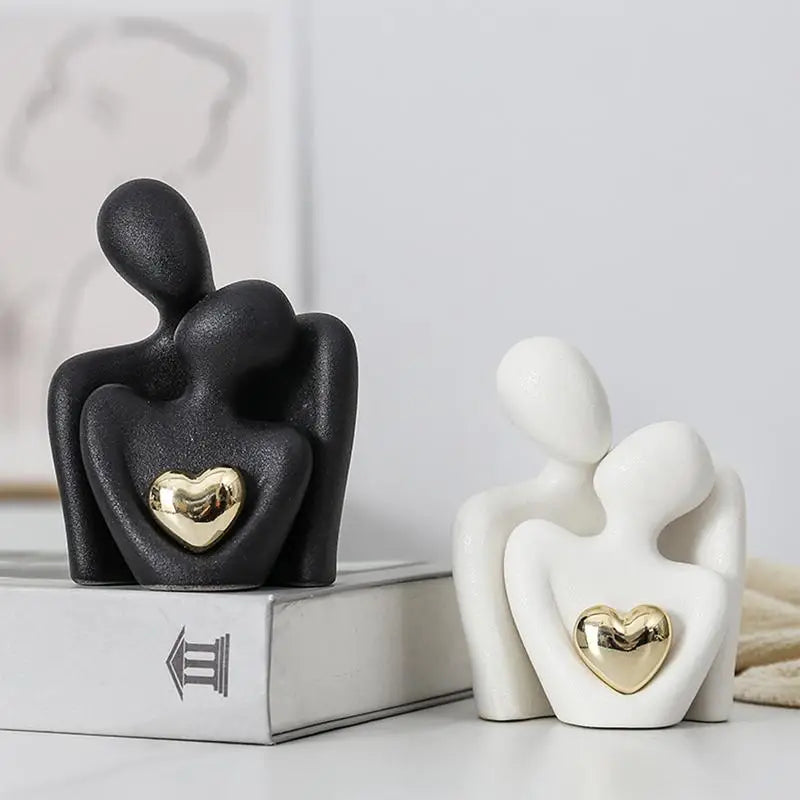Scultura di Abbraccio Scaldacuore – Amore e Connessione