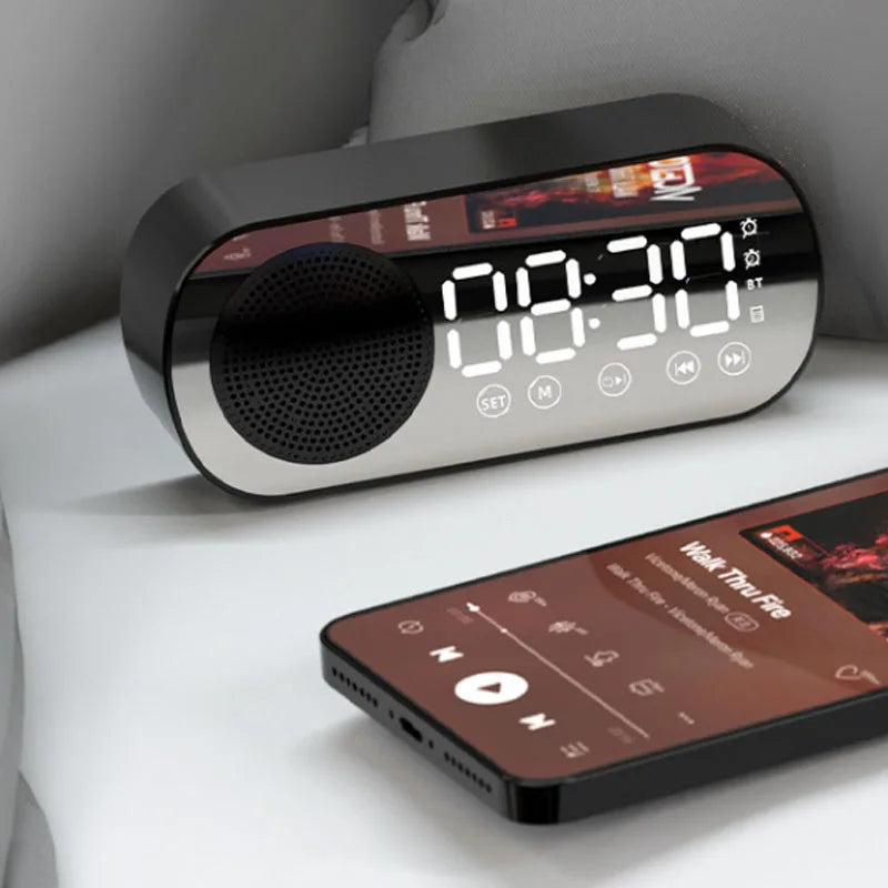 Sveglia digitale con altoparlante Bluetooth e radio FM