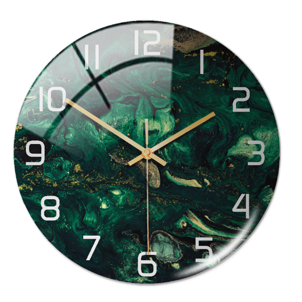 MarbelleTime – Orologio da Parete Silenzioso in Look Marmo Ø30 cm