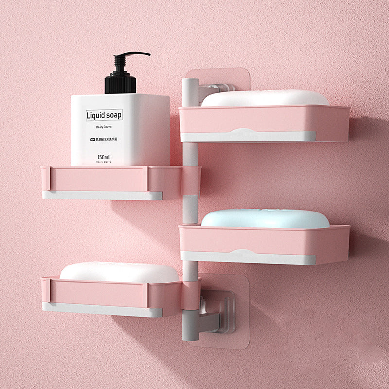 Dispenser per sapone | Mensola girevole | Installazione senza attrezzi | SoapSwing