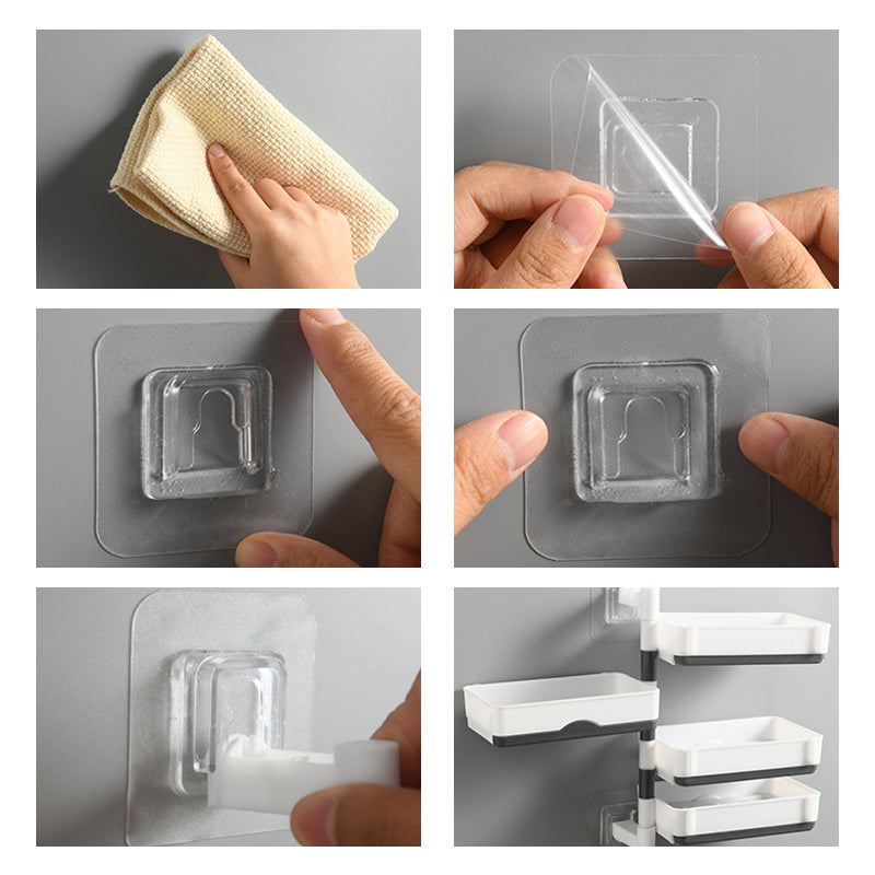 Dispenser per sapone | Mensola girevole | Installazione senza attrezzi | SoapSwing