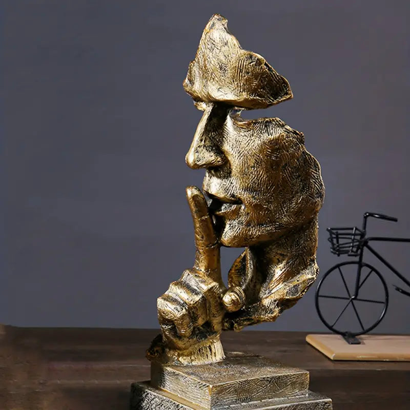Vivolux | SerenitySculpt Statua Astratta del Pensatore in Resina per Casa e Ufficio