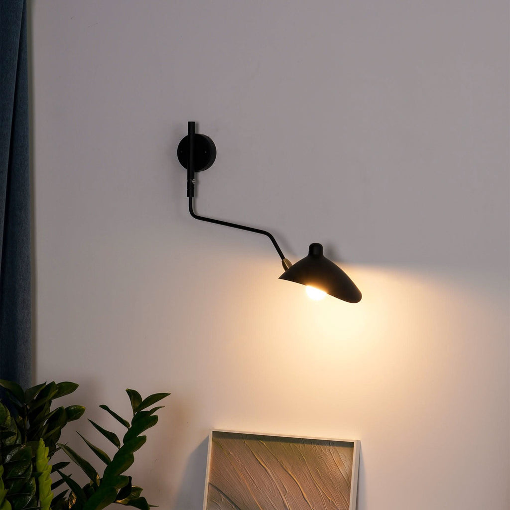 Lampada da parete regolabile Mid Century