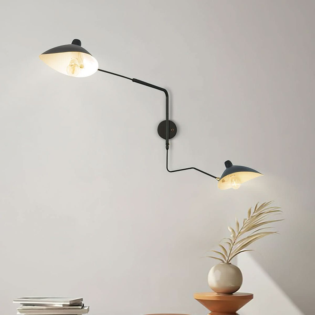 Lampada da parete regolabile Mid Century