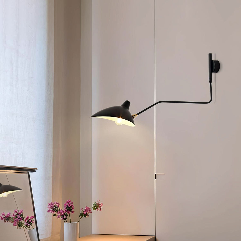 Lampada da parete regolabile Mid Century