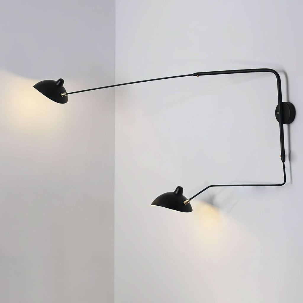 Lampada da parete regolabile Mid Century