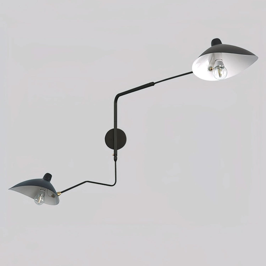 Lampada da parete regolabile Mid Century