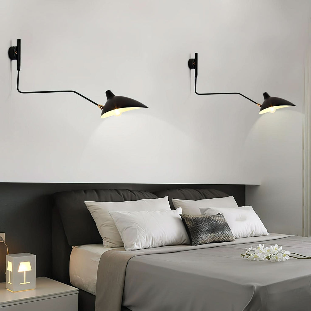 Lampada da parete regolabile Mid Century