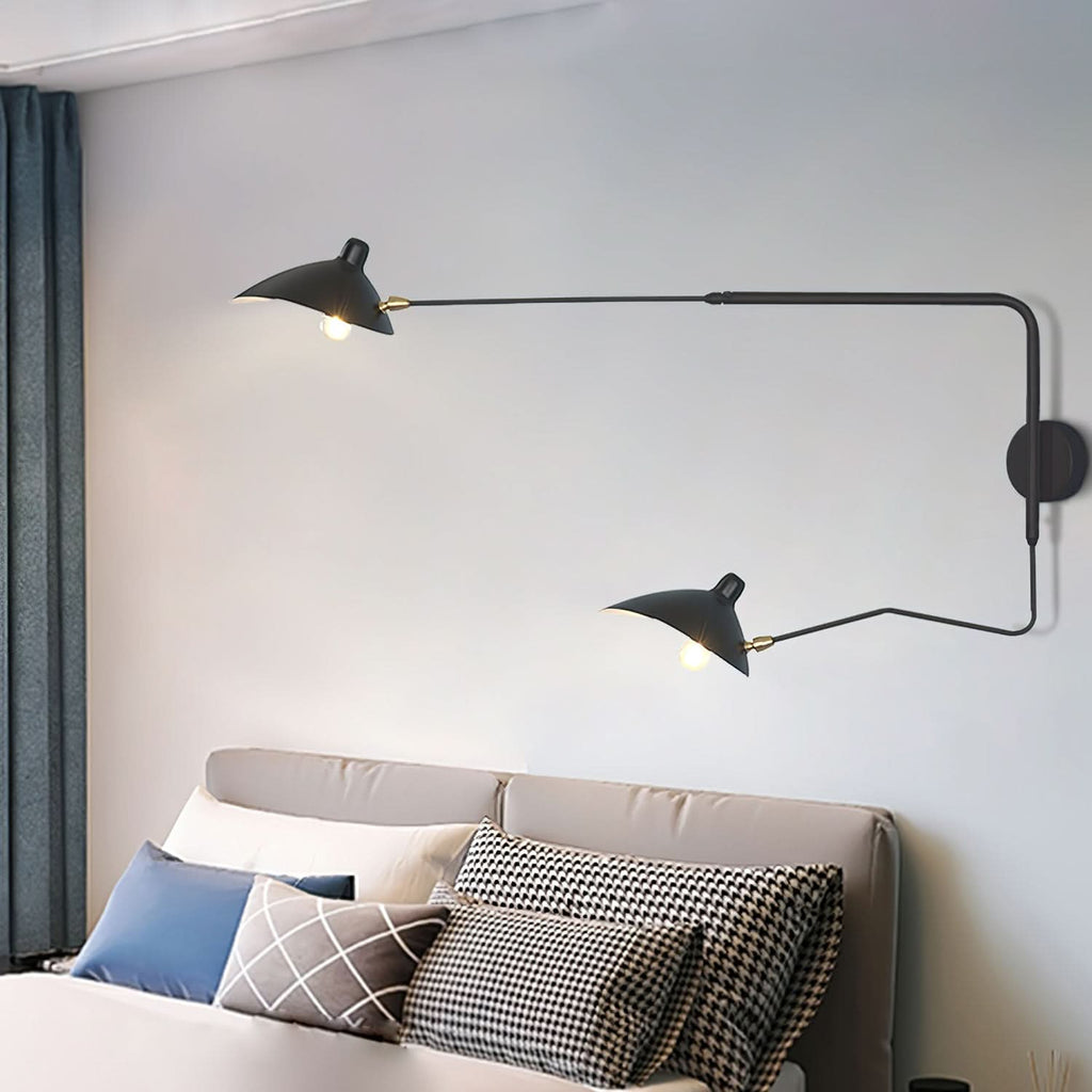 Lampada da parete regolabile Mid Century