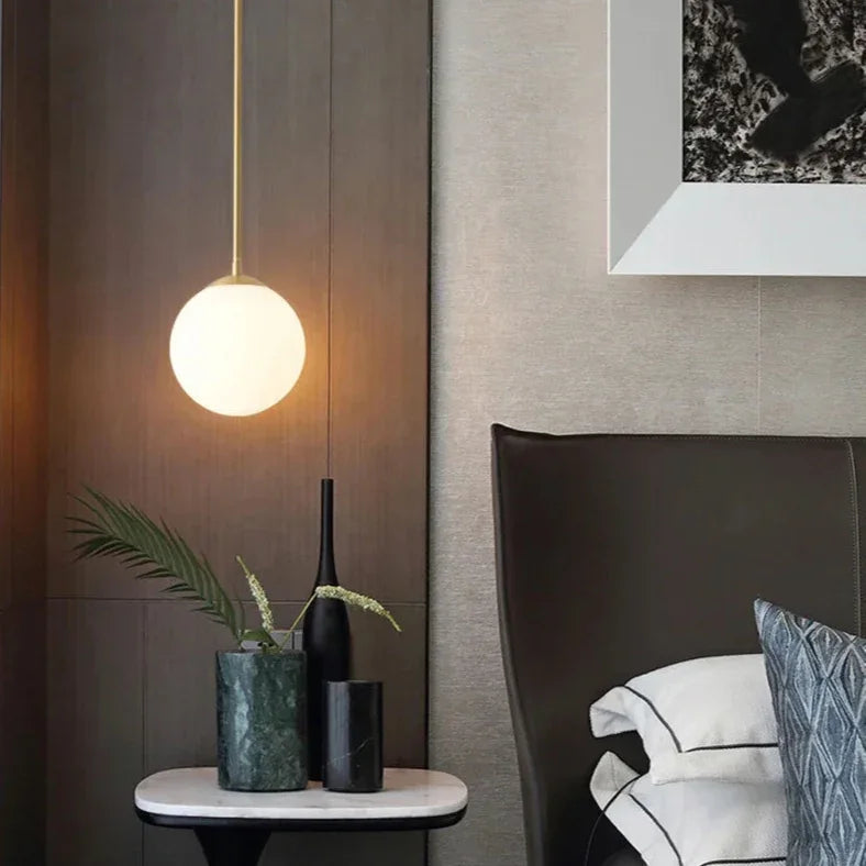 Lampada a Sospensione in Vetro Kinley
