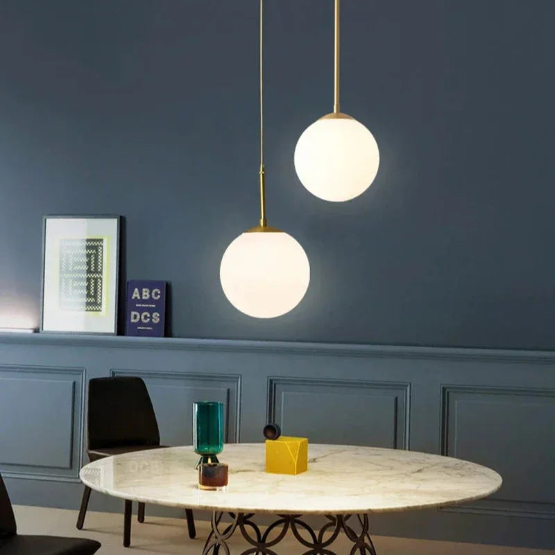 Lampada a Sospensione in Vetro Kinley