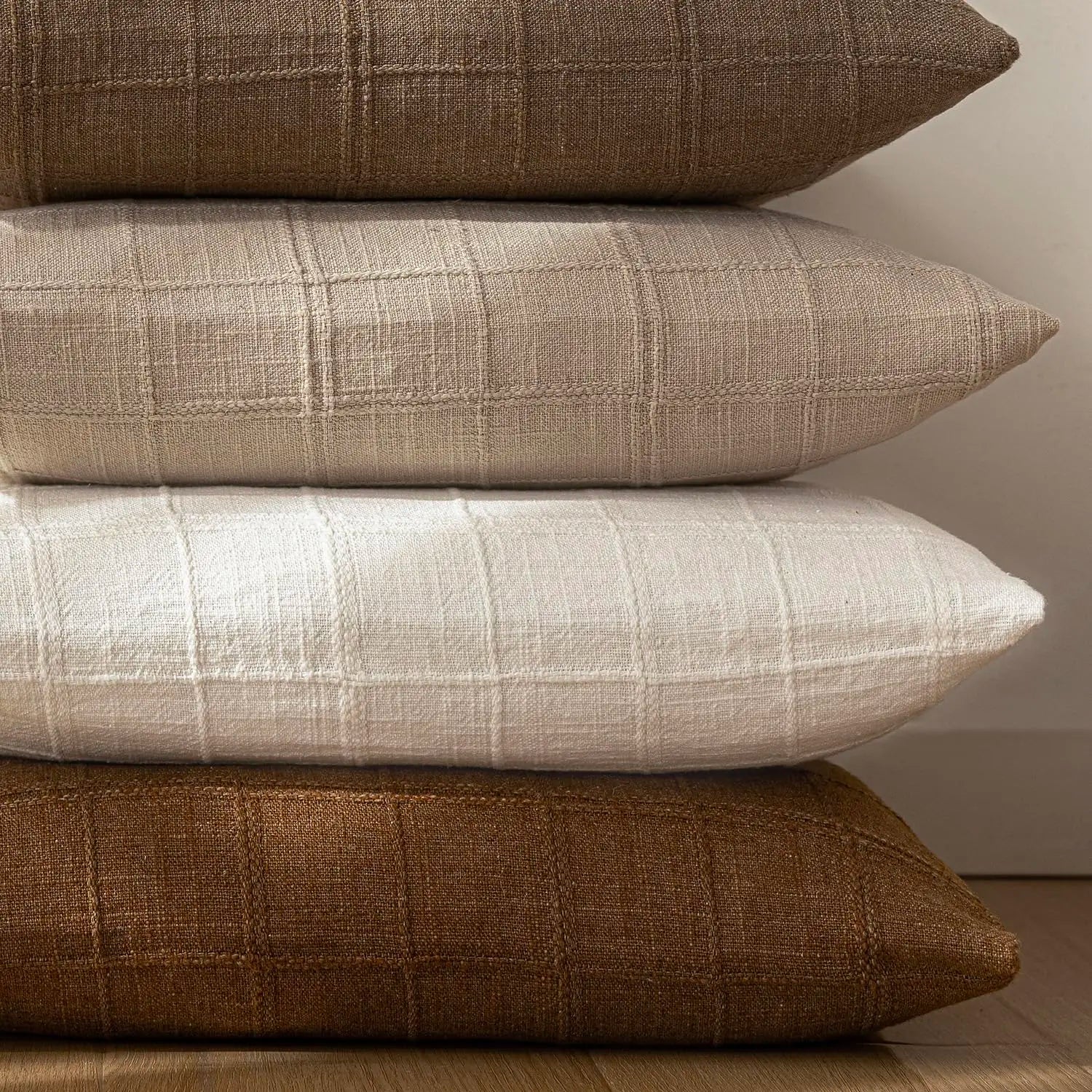 Chenara - Fodera per Cuscino Boho in Chenille