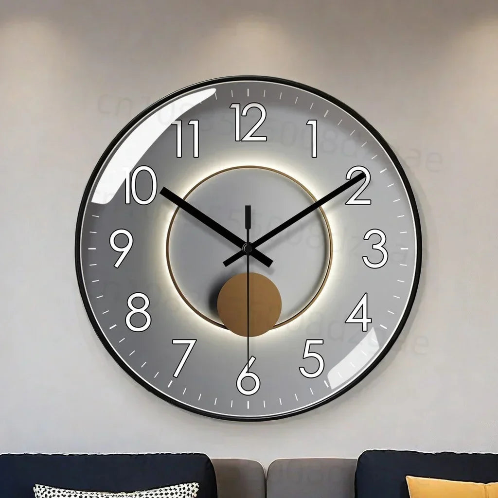 Orologio Rotondo di Lusso per Decorazione Moderna