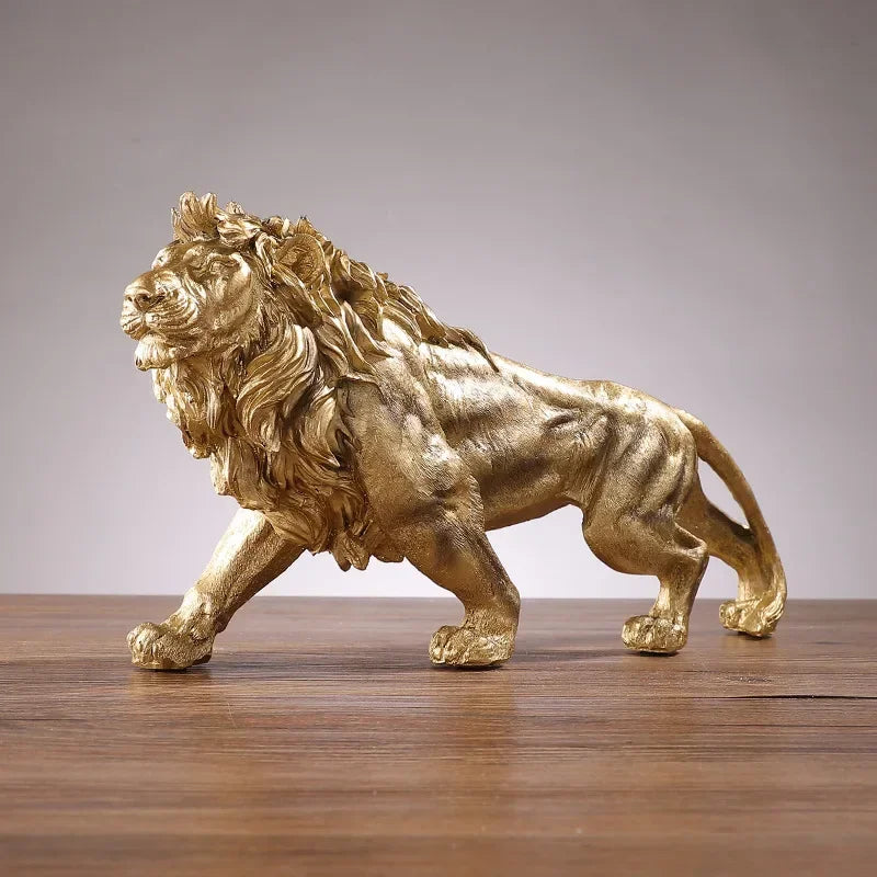 Decorazione in Oro a Forma di Leone per la Tua Casa