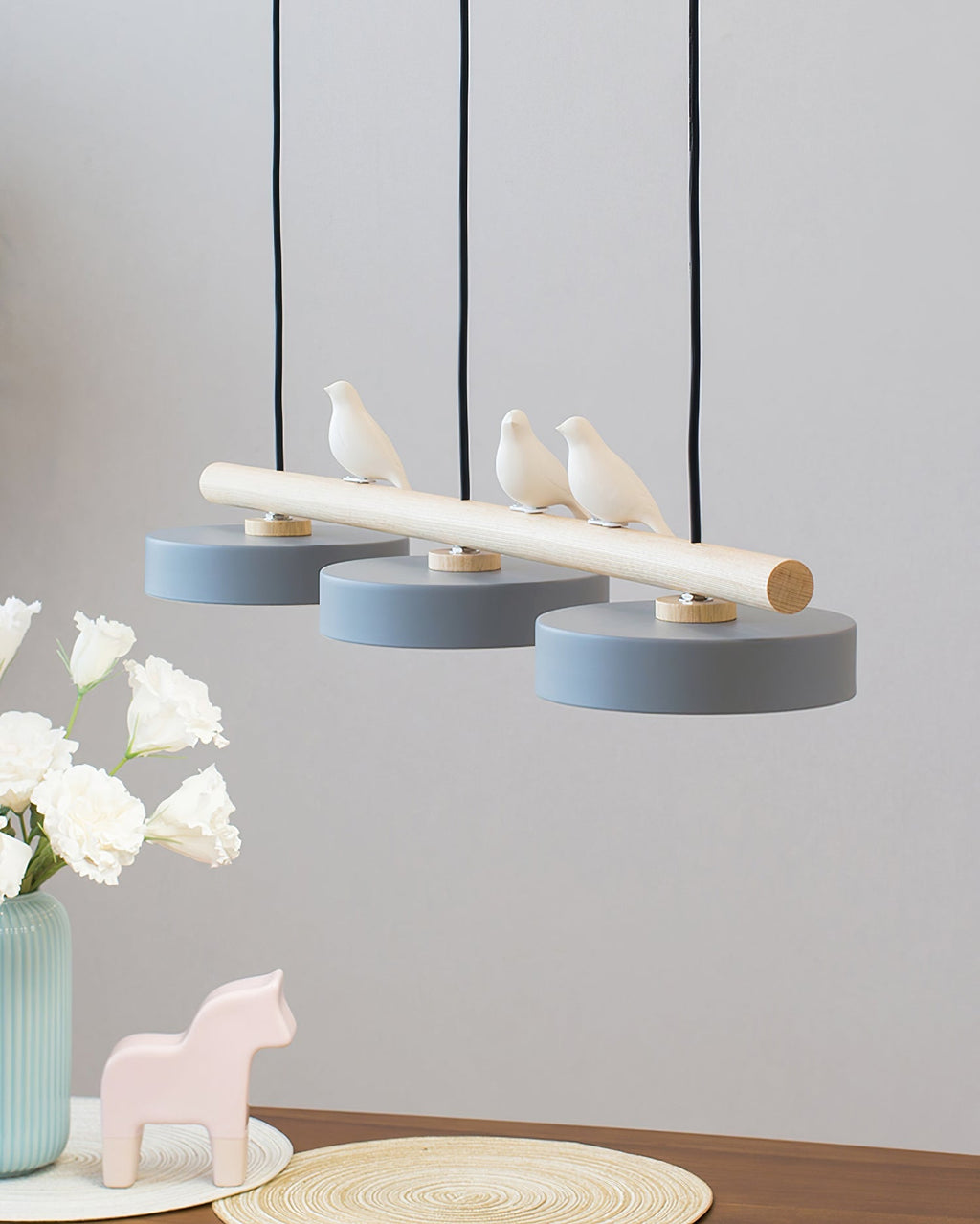 Calyra | Lampada a sospensione artistica a forma di uccello con design scultoreo e illuminazione LED moderna