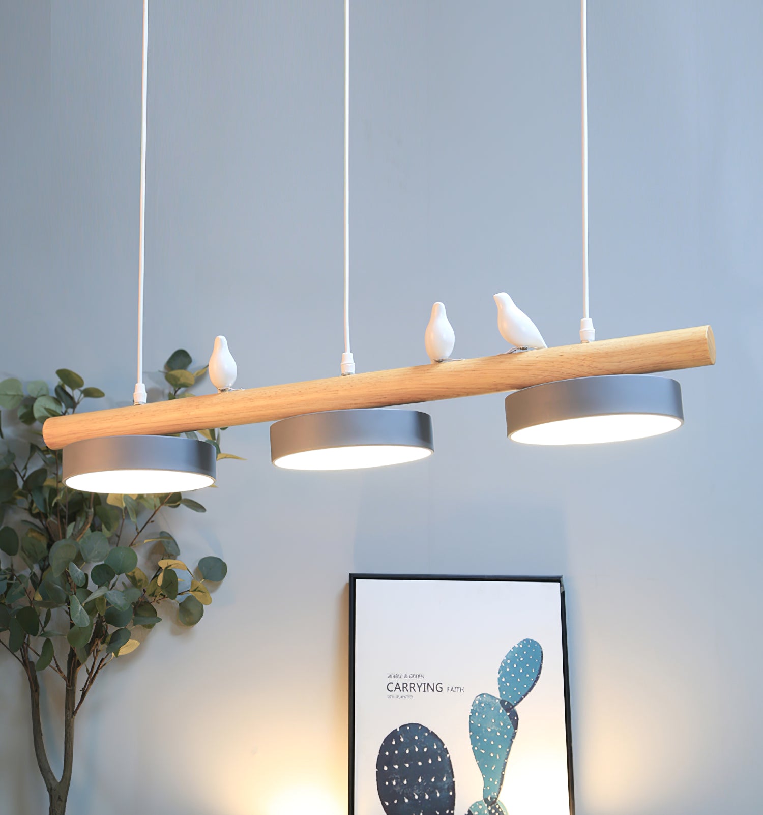 Calyra | Lampada a sospensione artistica a forma di uccello con design scultoreo e illuminazione LED moderna