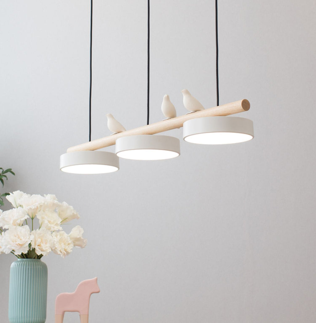 Calyra | Lampada a sospensione artistica a forma di uccello con design scultoreo e illuminazione LED moderna