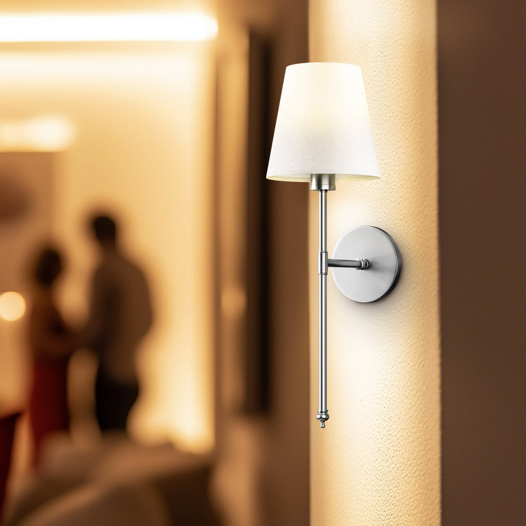 Torivelle | Luce da Parete Adesiva Wireless con Telecomando e Compatibilità con Lampadine Magiche