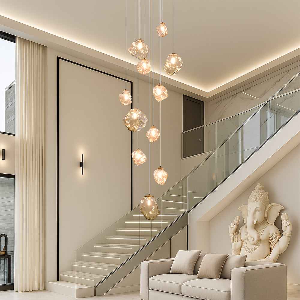 Illuminazione LED Scandinava con Altezza Regolabile – Lampade Eleganti per Interni, Efficienza Energetica, Toni Caldi e Freddi