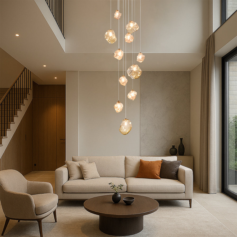 Illuminazione LED Scandinava con Altezza Regolabile – Lampade Eleganti per Interni, Efficienza Energetica, Toni Caldi e Freddi