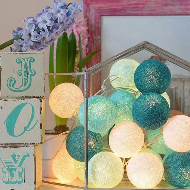 Ballton - Palline di cotone luminose | Diverse combinazioni di colori