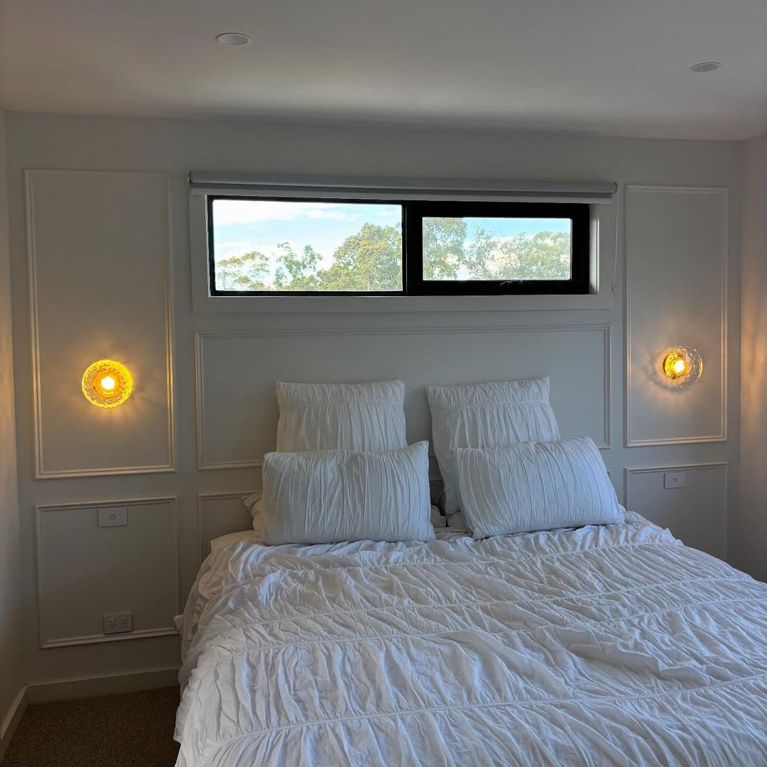 Noreva | Applique in Vetro Scultoreo con LED Integrato per Illuminazione Interni Moderni