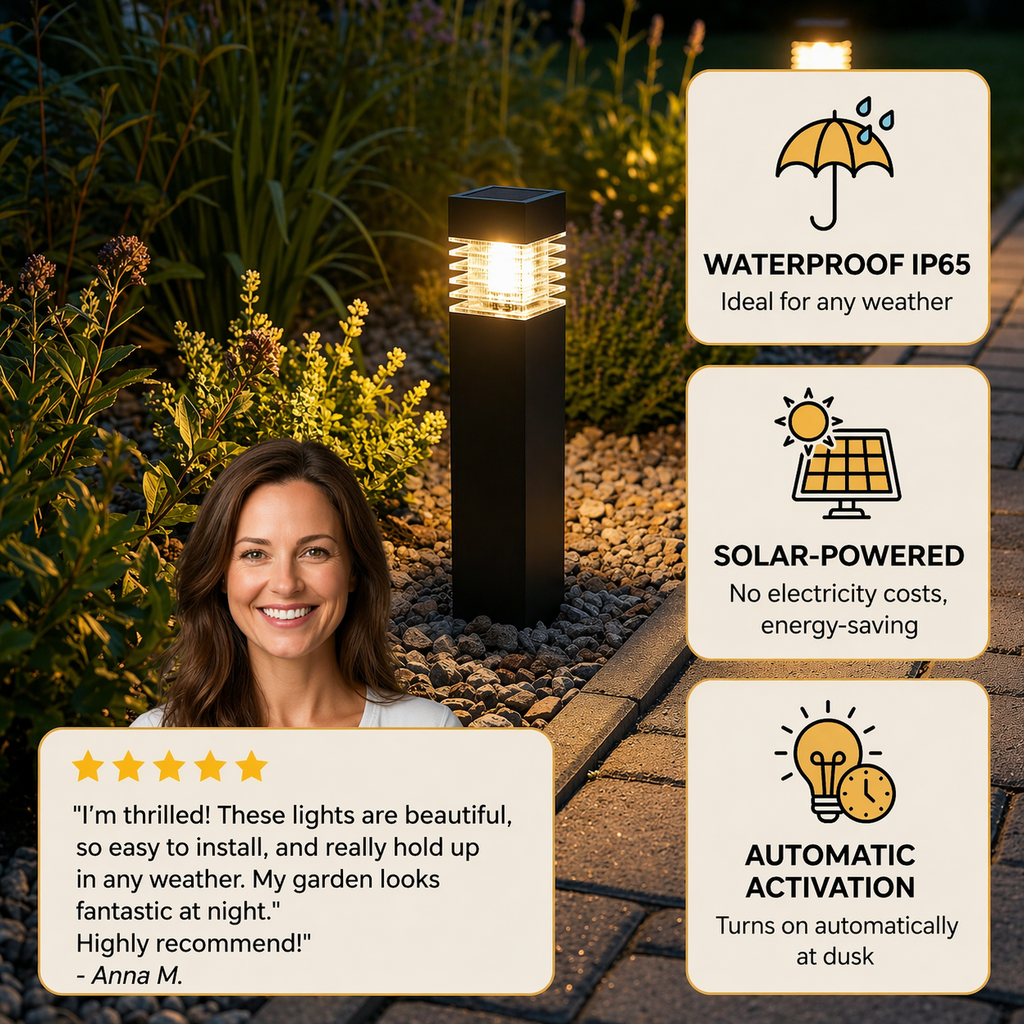 Solar-LED Luci da Giardino | Impermeabili | Automatiche | SolarPath