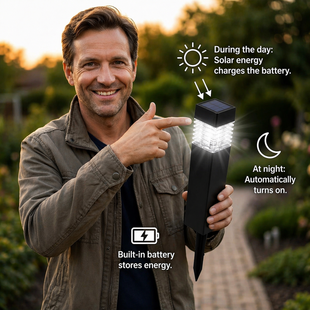 Solar-LED Luci da Giardino | Impermeabili | Automatiche | SolarPath