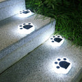 Lampade LED solari a forma di zampa per giardino e sentiero | 9 ore di durata luminosa | Motivo a zampa di cane | Trailpaws