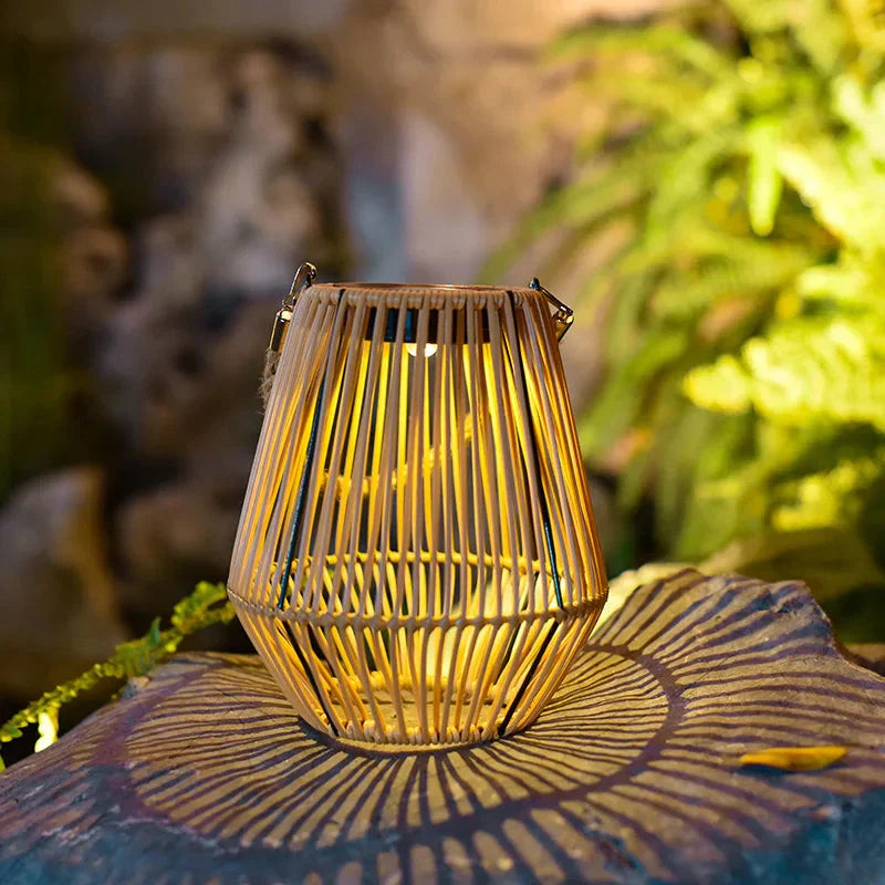 Lanterna Solare | Sensore Crepuscolare | Boho Rustico | DuskGlow