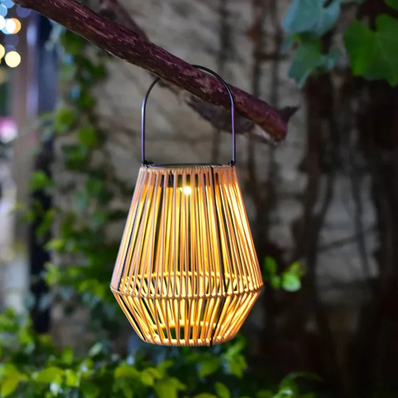 Lanterna Solare | Sensore Crepuscolare | Boho Rustico | DuskGlow