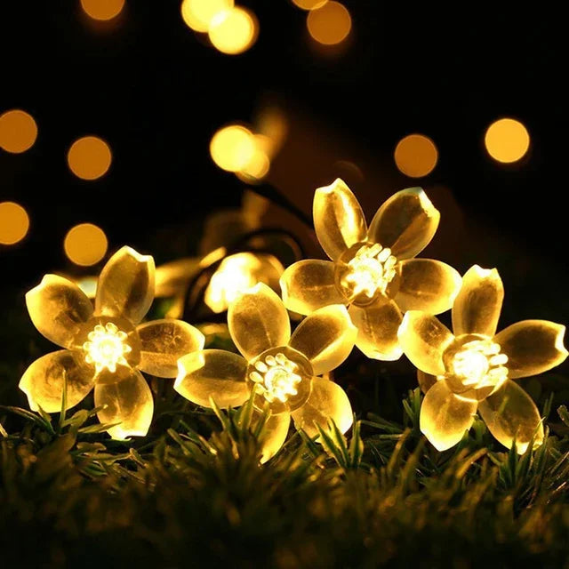 Catena luminosa fiori di pesco
