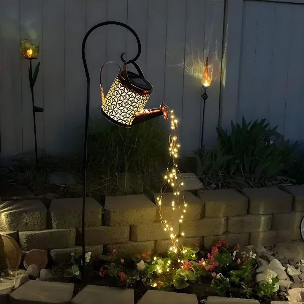 Lampada da Giardino Solare con Stile di Annaffiatoio Cascante
