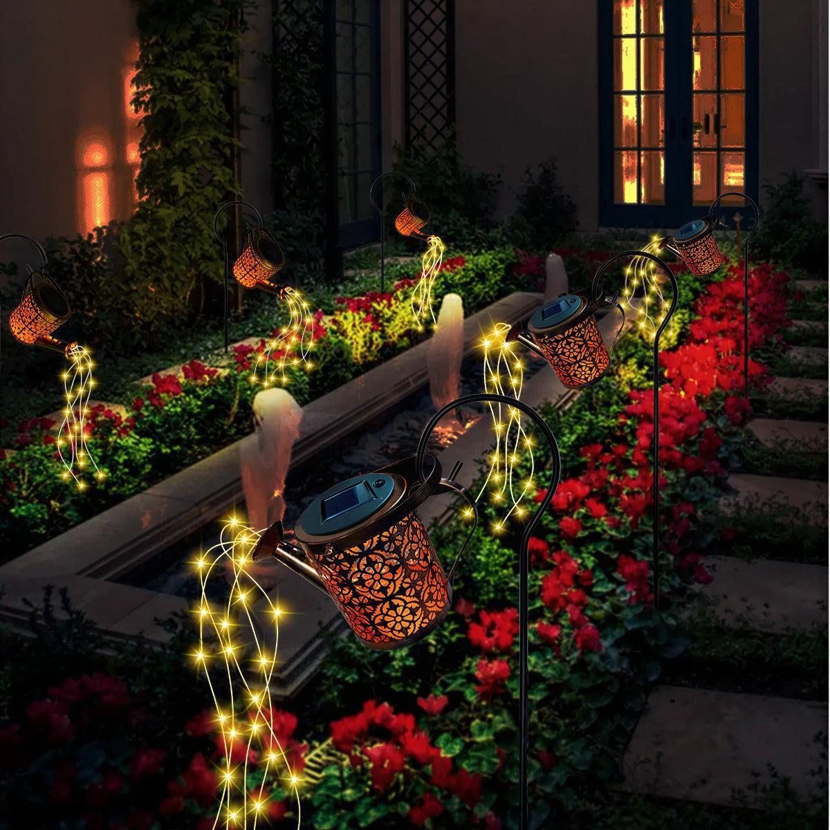 Lampada da Giardino Solare con Stile di Annaffiatoio Cascante