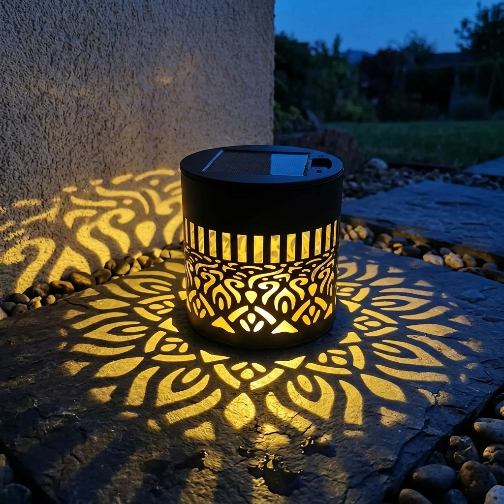 Lampada da Parete Solare | Motivo Mandala | Accensione Automatica | ShadowBloom