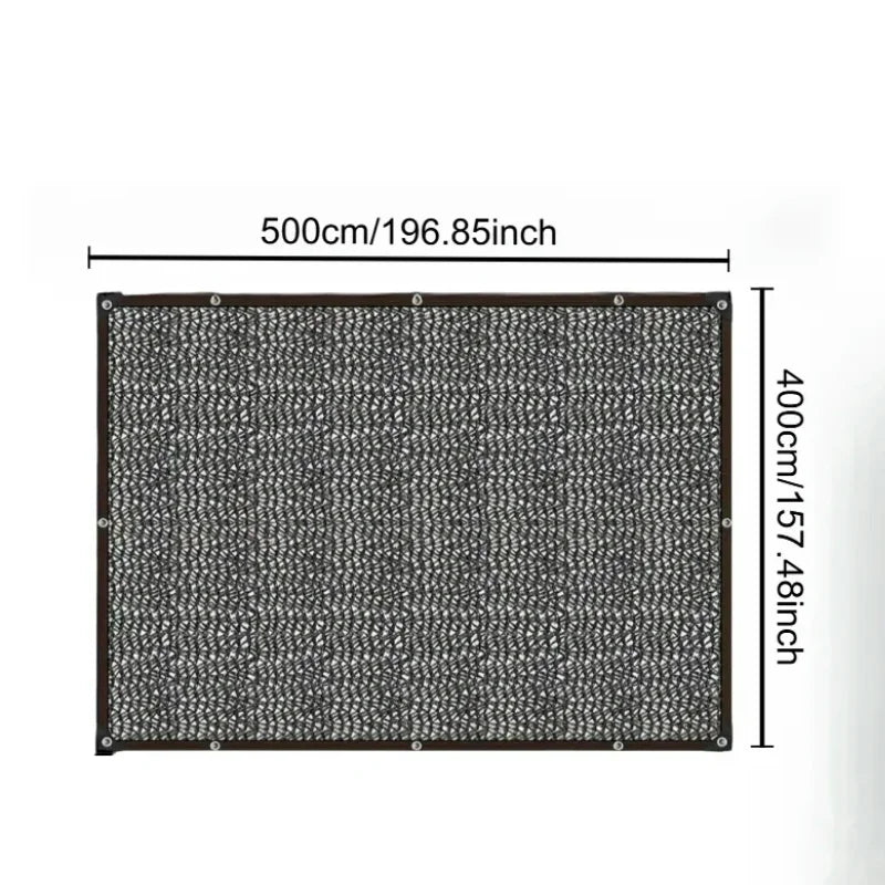 Protezione solare per serra e giardino | Rete ombreggiante UV | Resistente alle intemperie | Darkweave