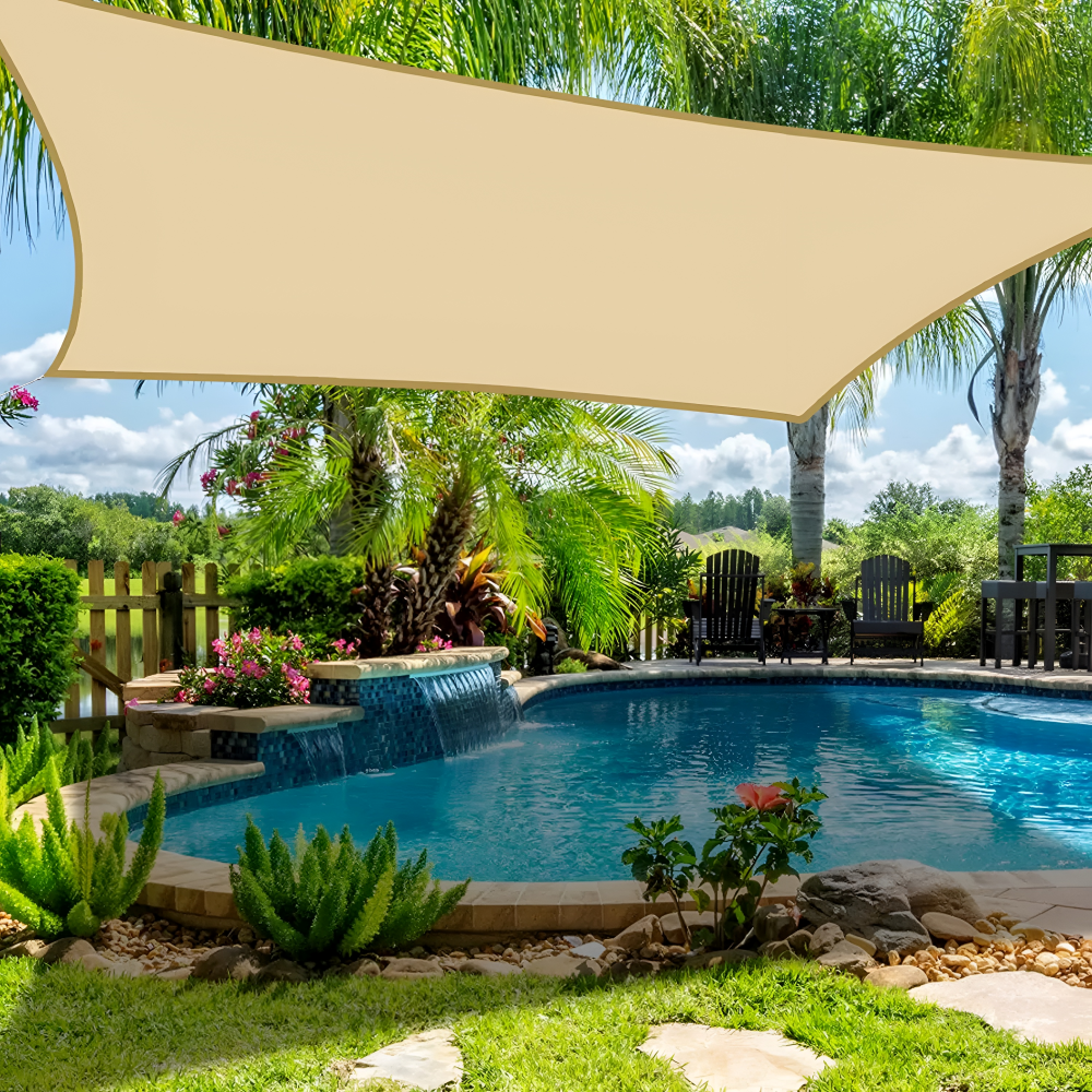 Tenda da Sole Rettangolare Impermeabile | Tessuto Outdoor Impermeabile | Protezione UV | SkyCover