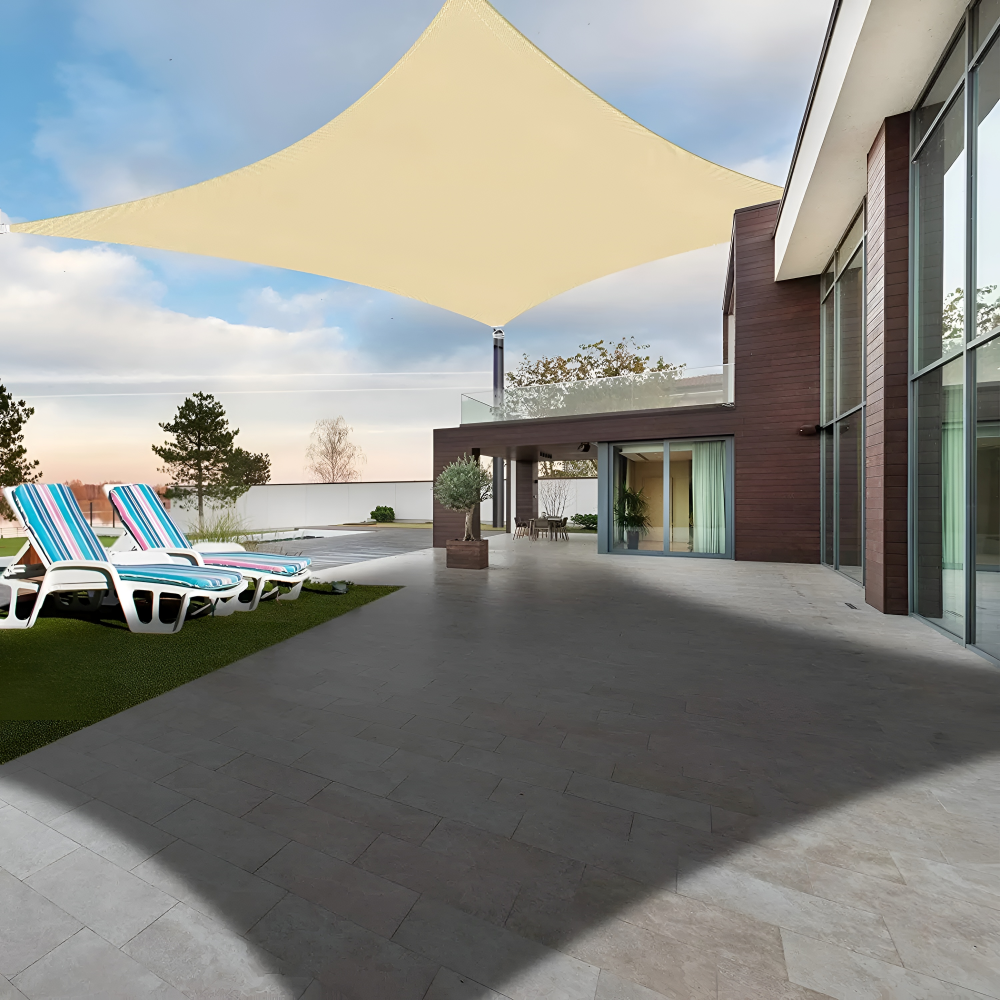 Tenda da Sole Rettangolare Impermeabile | Tessuto Outdoor Impermeabile | Protezione UV | SkyCover