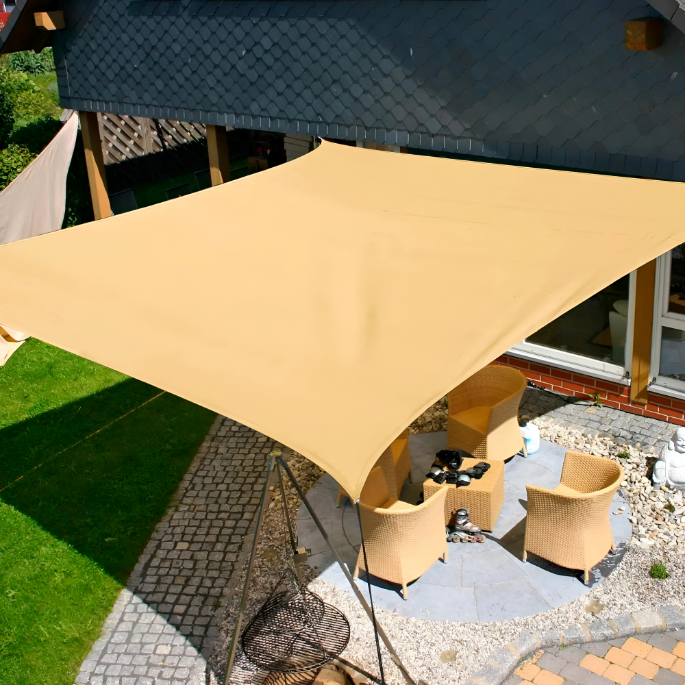 Tenda da Sole Rettangolare Impermeabile | Tessuto Outdoor Impermeabile | Protezione UV | SkyCover