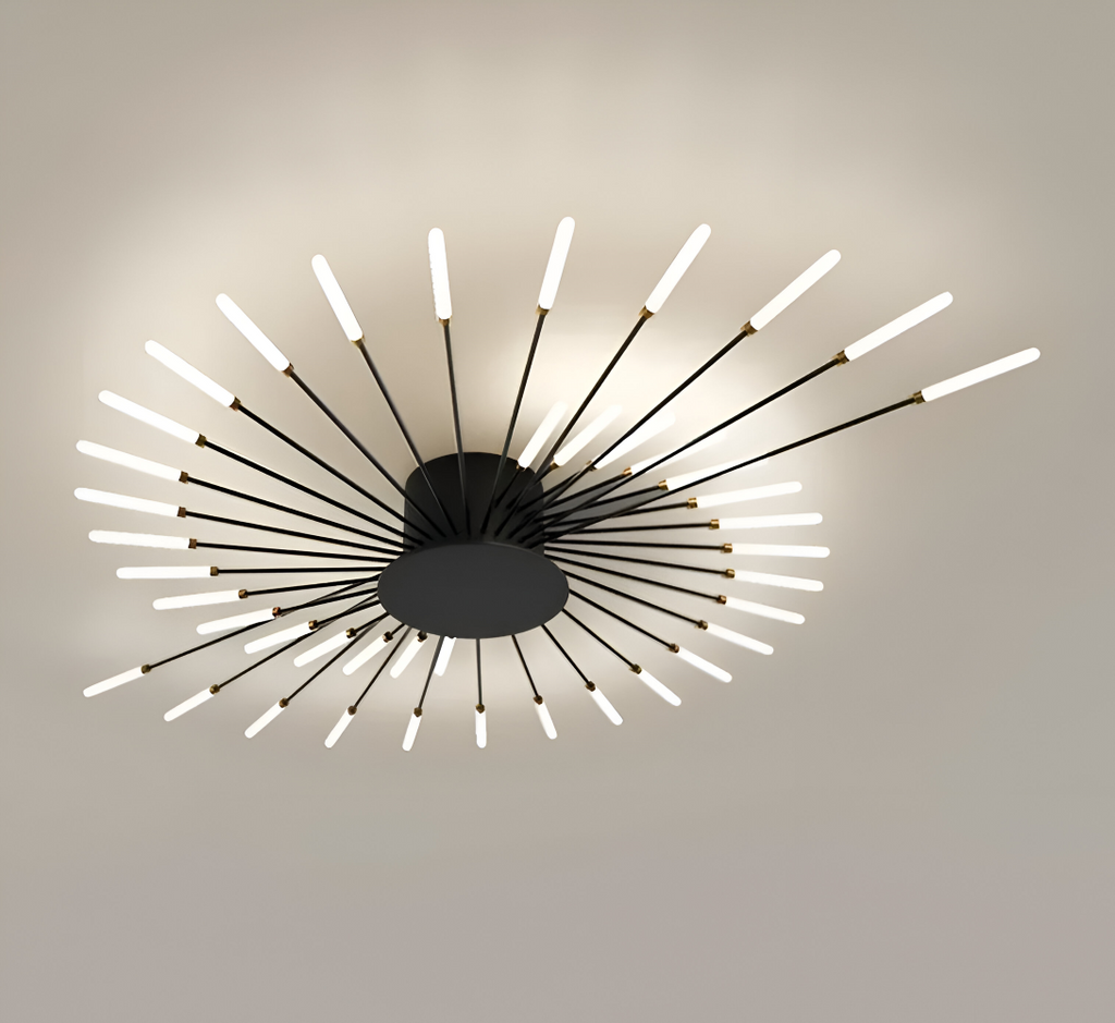 AureaSpiral – Lampada da soffitto LED di lusso con design ispirato ai fuochi d'artificio