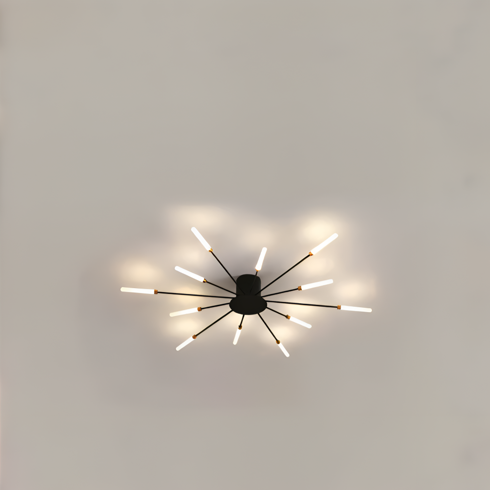 AureaSpiral – Lampada da soffitto LED di lusso con design ispirato ai fuochi d'artificio