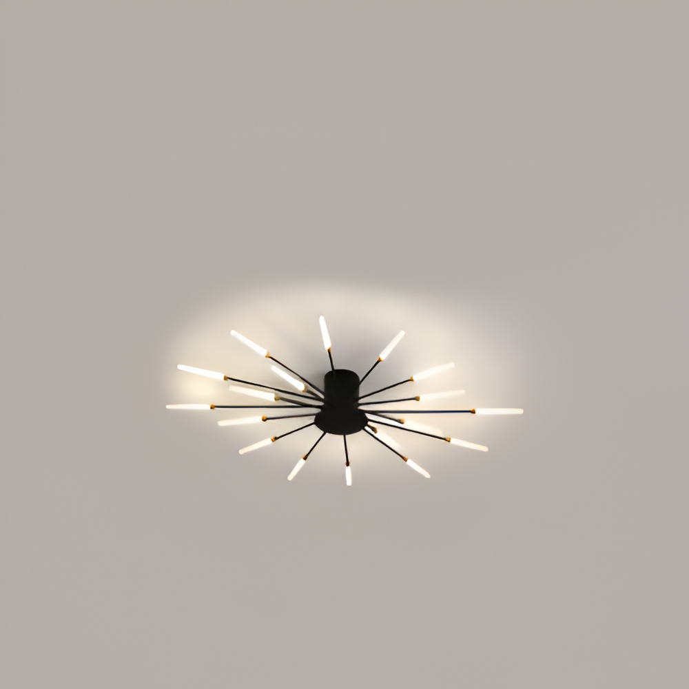 AureaSpiral – Lampada da soffitto LED di lusso con design ispirato ai fuochi d'artificio