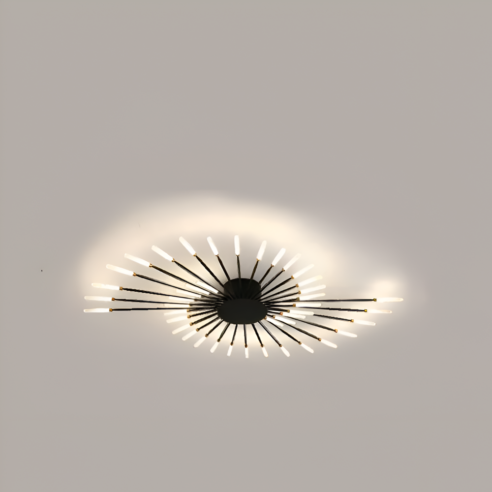 AureaSpiral – Lampada da soffitto LED di lusso con design ispirato ai fuochi d'artificio