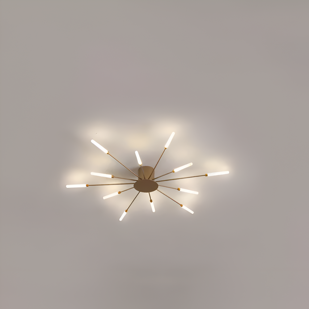 AureaSpiral – Lampada da soffitto LED di lusso con design ispirato ai fuochi d'artificio